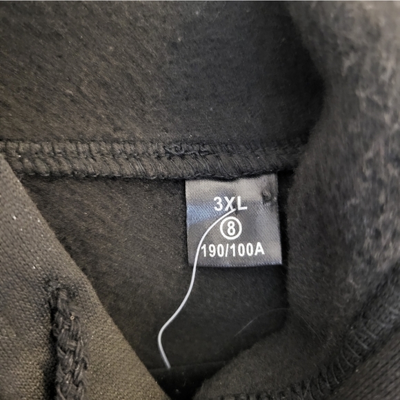 Hoodie Harajuku Anime Style Tokyo Ghoul Kaneki Ken Split Eyes Black Size 3XL - Picture 8 of 9